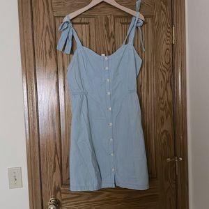 NWT Madewell Denim Button Front Dress